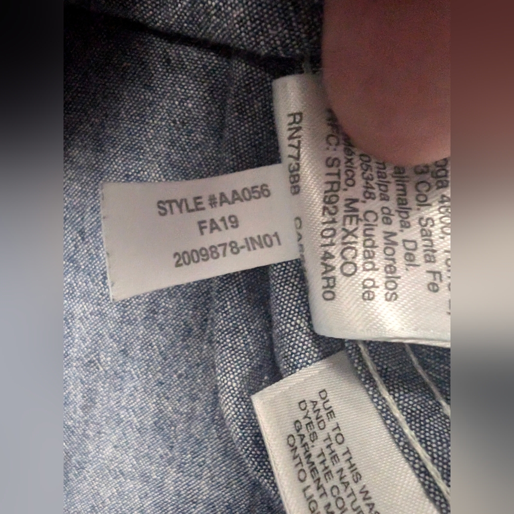 ·J Crew Long Sleeve Button Down, Small - Picture 6 of 7